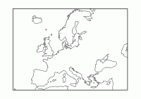 Ausmalbild Europa